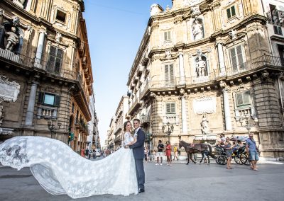 Wedding esterna Quattro Canti Palermo